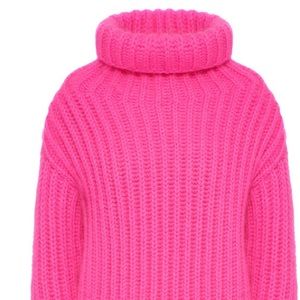 REDValentino Ribbed wool and mohair-blend turtleneck sweater